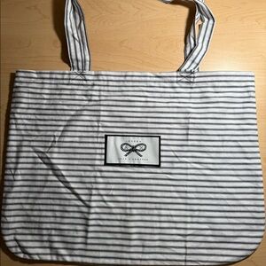 Anya Hindmarch striped tote bag